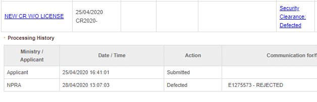 security clearance defected